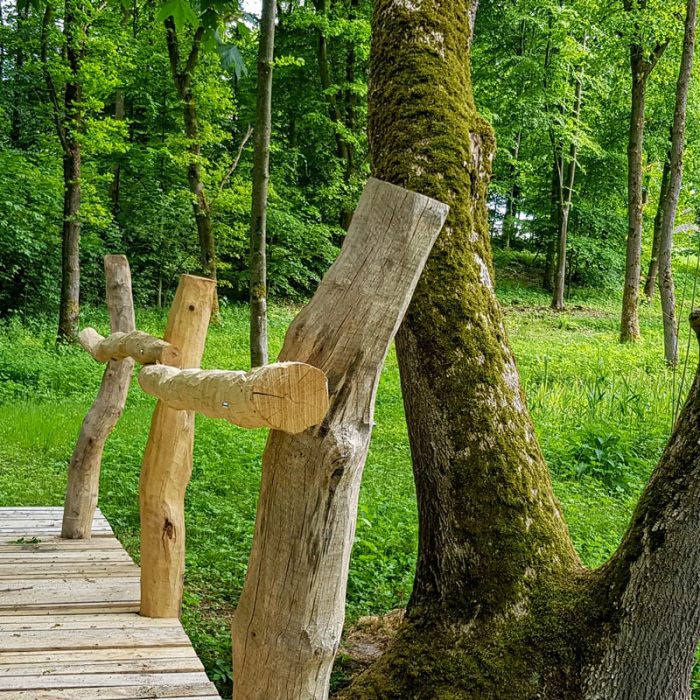 Brücke Ruhewald im Solling Rittergut Friedrichshausen
